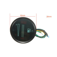 Load image into Gallery viewer, 2 inches 52mm Automobile LED Fuel Level Meter Digital Gauge Car Styling Universal Car Motorcycle Fuel Gauge