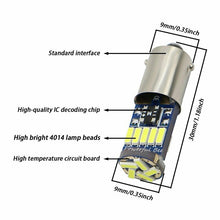 Load image into Gallery viewer, 2 x CANBUS BAX9S/H6W BA9S/T4W white 4014SMD LED AC/DC12V motorcycle automobile car clearance lights side marker lamp door bulb