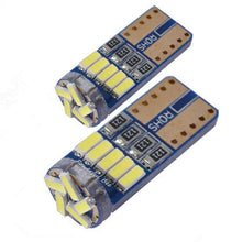 Load image into Gallery viewer, 2 x CANBUS T10/W5W 4014SMD white 3W LED AC/DC12V motorcycle automobile car clearance lights side marker lamp door reading bulb