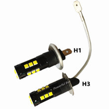 Load image into Gallery viewer, 2 x H1 H3 30W power LED automobile fog lights motorcycle headlight bulb 3030SMD super white DRL AC/DC12-48V