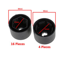 Load image into Gallery viewer, 20 Pcs Black Safety Nut Cover Accessories Automobile Motorcycle Car Boat Replacement Spare Comfortable To Wear Carry