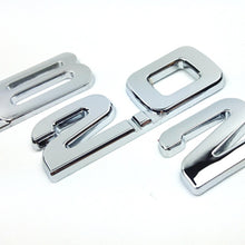 Load image into Gallery viewer, 2018 3D Car Stickers 1.3/1.5/1.6/2.0/2.2/2.5/3.0T Displacement Mark Emblem Badge  Automobiles Motorcycles Decorating Accessories