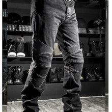 Load image into Gallery viewer, 2018 high quality motorcycle race automobile straight jeans pants drop resistance off-road automobile race ride kominen pants