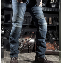 Load image into Gallery viewer, 2018 high quality motorcycle race automobile straight jeans pants drop resistance off-road automobile race ride kominen pants