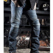 Load image into Gallery viewer, 2018 high quality motorcycle race automobile straight jeans pants drop resistance off-road automobile race ride kominen pants