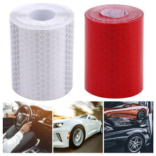 Load image into Gallery viewer, 2019 5cm*3m Safety Mark Reflective Tape Stickers Car-styling Self Adhesive Warning Tape Automobiles Motorcycle Reflective Film