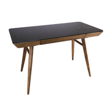 Load image into Gallery viewer, 2020 New solid wood PC desk Laptop table bedroom glass table office table Bluetooth audio USB interface wireless charging table