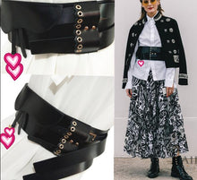 Load image into Gallery viewer, 2020 Women Wide Waistband Waist Belt Female DressWaist Belts Cummerbunds Wide Corset Waist Belts Waistband Apparel Accessories