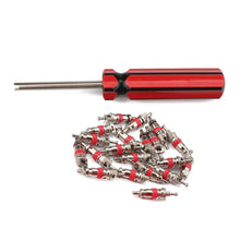 Load image into Gallery viewer, 20Pcs Car Tire Valve Core Removal Tool Suitable Automobile Bicycle Motorcycle Wheel Potable Remove Auto Tool Car Accessories