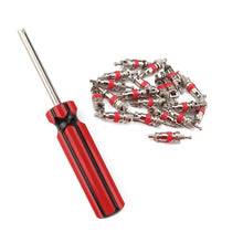 Load image into Gallery viewer, 20Pcs Car Tire Valve Core Removal Tool Suitable Automobile Bicycle Motorcycle Wheel Potable Remove Auto Tool Car Accessories