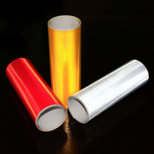 Load image into Gallery viewer, 20cmx3m Safety Mark Reflective Tape Stickers Car Styling Self Adhesive Warning Tape Automobiles Motorcycle Auto Reflective Film