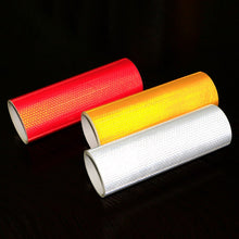 Load image into Gallery viewer, 20cmx3m Safety Mark Reflective Tape Stickers Car Styling Self Adhesive Warning Tape Automobiles Motorcycle Auto Reflective Film