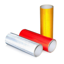 Load image into Gallery viewer, 20cmx3m Safety Mark Reflective Tape Stickers Car Styling Self Adhesive Warning Tape Automobiles Motorcycle Auto Reflective Film