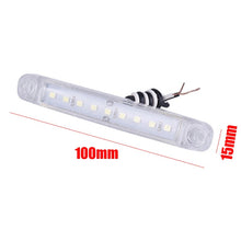 Load image into Gallery viewer, 20pcs/set Car Truck Side Lights Parking License Plate DC 24V Indicator 9-LED White Lamp Bulb Automobiles Motorcycles Accessories