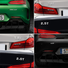 Load image into Gallery viewer, 25mm DIY Letters Alphabet Emblem Chrome Car Stickers Digital Badge Automobiles Logo 3D Metal Car Accessories Motorcycle Sticker