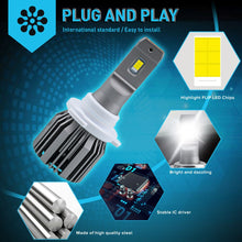 Load image into Gallery viewer, 2PCS HB3 9005 HB4 9006 H1H4 H7 Led Canbus H8 H9 H11 9012 Led Headlights Mini Car Light Bulbs Automobiles Auto Lamp 12V 6000K