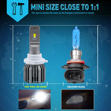 Load image into Gallery viewer, 2PCS HB3 9005 HB4 9006 H1H4 H7 Led Canbus H8 H9 H11 9012 Led Headlights Mini Car Light Bulbs Automobiles Auto Lamp 12V 6000K