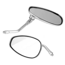 Load image into Gallery viewer, 2Pcs 10mm durable Motorcycle Motorbike Handlebar Rear View mirro wide viewing angle Side Mirrors Replacements  Automobile Access