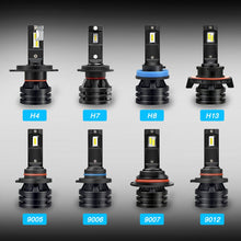 Load image into Gallery viewer, 2Pcs H13 H3 H4 H7 Led Canbus H8 H11 HB3 9005 HB4 9006 Led Headlights Mini 12000LM Car Light Bulbs Automobiles Auto HeadLamp 12V