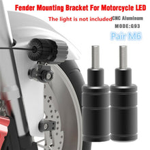 Load image into Gallery viewer, 2Pcs/Set CNC Motorcycle Head LED Light Bracket Mounting Post Bar Clamp Support Automobile Electric Accessories