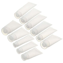 Load image into Gallery viewer, Face Cream Lotion Shampoo Travel Container Empty Clear Tube Squeezable Cosmetic Points Bottling
