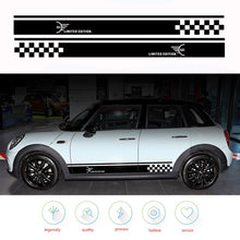 Load image into Gallery viewer, 2pc Car Stripe Stickers and Decals For Mini Cooper R50 R53 R56 R57 R59 F55 R52 R60 Motorcycle Car Styling Accessories Automobile