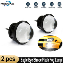 Load image into Gallery viewer, 2pcs Car Led Light External Fish Led Eagle Eye Automobile Strobe Flash Fog Lamp Daytime Running Lights DRL Motorcycle Headlight
