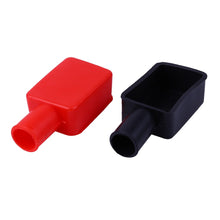 Load image into Gallery viewer, 2pcs Set Car Battery Terminal Cover Fireproof Heat Insulation Connector Automobiles Motorcycles Rubber Protector