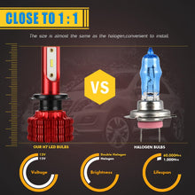 Load image into Gallery viewer, 2x 12000LM Led Headlight for Toyota Kia Nissan Opel Auto Lamp Bulb Car Led Light H4 H7 H11 9005 9006 HB3 HB4 H1 Automobile