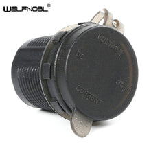 Load image into Gallery viewer, 3.1A Ammeter Voltmeter Dust Cap Dustproof Automobile Motorcycle USB Car Charger