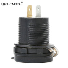 Load image into Gallery viewer, 3.1A Ammeter Voltmeter Dust Cap Dustproof Automobile Motorcycle USB Car Charger