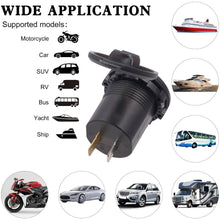 Load image into Gallery viewer, 3.1A Dual USB Universal Car Boat Motorcycle Phone Charger with LED Voltmeter Automobile carros Interior New hot boutique