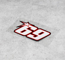Load image into Gallery viewer, 3 color Nicky Hayden No.69 sticker motorcycle racing sticker superbike motocross decals helme reflective automobiles