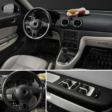 Load image into Gallery viewer, 30*127cm 3D Carbon Fiber Vinyl Film Car Wrap DIY Car Stickers Decal Motorcycle Automobiles Car Styling Accessories Waterproof