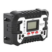 Load image into Gallery viewer, 30A 12V/24V Waterproof Solar Charge Controller MPPT Dual USB LCD Display Suitable For Automobile And Motorcycle Batteries
