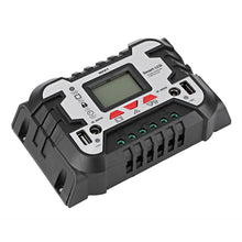 Load image into Gallery viewer, 30A 12V/24V Waterproof Solar Charge Controller MPPT Dual USB LCD Display Suitable For Automobile And Motorcycle Batteries