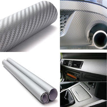 Load image into Gallery viewer, 30cmx127cm 3D Carbon Fiber Vinyl Car Wrap Sheet Roll Film Car Stickers And Decals Motorcycle Car styling Accessories automobiles