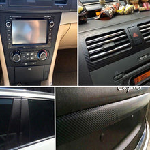 Load image into Gallery viewer, 30cmx127cm 3D Carbon Fiber Vinyl Car Wrap Sticker Sheet Roll Film Car Interior  Motorcycle Automobiles Car Styling Accessories