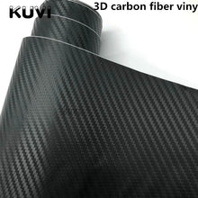 Load image into Gallery viewer, 30cmx152cm 3D Carbon Fiber Vinyl Car Wrap Sheet Roll Film Car stickers and Decals Motorcycle Car Styling Accessories Automobiles