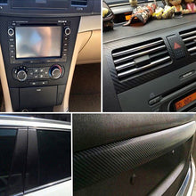 Load image into Gallery viewer, 30x127cm 3D Carbon Fiber Vinyl Car Wrap Sheet Roll Film Car stickers and Decals Motorcycle Car Styling Accessories Automobiles