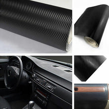 Load image into Gallery viewer, 30x127cm Car Wrap Sheet Roll Film Car Stickers Decals 3D Carbon Fiber Vinyl  Motorcycle Car Styling Accessories Automobiles