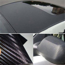 Load image into Gallery viewer, 30x127cm Car Wrap Sheet Roll Film Car Stickers Decals 3D Carbon Fiber Vinyl  Motorcycle Car Styling Accessories Automobiles