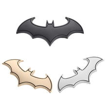 Load image into Gallery viewer, 3D Bat 3D Car Sticker Auto Logo Car styling Metal Batman Badge Emblem tail Decals Motorcycle Car Accessories Automobiles