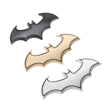 Load image into Gallery viewer, 3D Bat 3D Car Sticker Auto Logo Car styling Metal Batman Badge Emblem tail Decals Motorcycle Car Accessories Automobiles