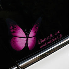 Load image into Gallery viewer, 3D Car Stickers Beautiful Butterfly Personality Creative Waterproof Car Decals Removable Automobiles Motorcycle Car Accessories