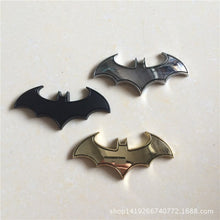 Load image into Gallery viewer, 3D Car Stickers Cool Metal Bat Auto Logo Car Styling Metal Batman Badge Emblem Tail Decal Motorcycle Car Accessories Automobiles