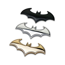 Load image into Gallery viewer, 3D Car Stickers Cool Metal Bat Auto Logo Car Styling Metal Batman Badge Emblem Tail Decal Motorcycle Car Accessories Automobiles