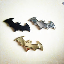 Load image into Gallery viewer, 3D Car Stickers Cool Metal Bat Auto Logo Car Styling Metal Batman Badge Emblem Tail Decal Motorcycle Car Accessories Automobiles