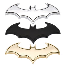 Load image into Gallery viewer, 3D Car Stickers Cool Metal Bat Auto Logo Car Styling Metal Batman Badge Emblem Tail Decal Motorcycle Car Accessories Automobiles