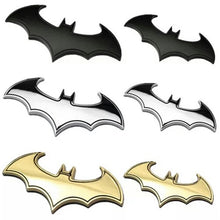 Load image into Gallery viewer, 3D Car Stickers Cool Metal Bat Auto Logo Car Styling Metal Batman Badge Emblem Tail Decal Motorcycle Car Accessories Automobiles